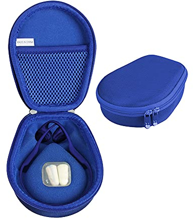 Hermitshell Custodia da viaggio compatibile con AFTERSHOKZ AS600SG Trekz Titanium Audio Cuffie Conduzione Ossea Bluetooth Auricolari a Conduzione Ossea (Blu Oceano)