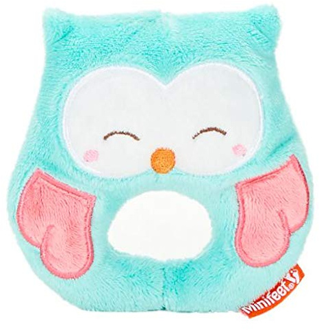 Plüsch Eule mit Rassel Plüschtier Kuscheltier Stofftier