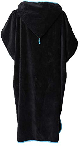 Tubayia Unisex Surf Poncho mit Kapuze, Badetuch Umkleide Bademantel Umkleidehilfe für Männer, Frauen