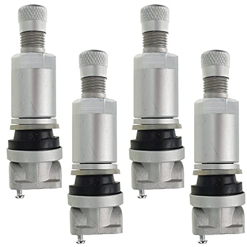 STIX 4x Aluventil Ersatz für RDKS-02 Ford VDO Beru Siemens Pacific Huf | 4 Stück, Ersatz für Reifendrucksensor, passend für Ford VDO Beru Siemens Pacific Huf, für alle Alufelgen geeignet