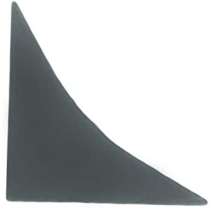 DQ-PP WINKELLEISTE ENDSTÜCK – Schwarz Matt – 23 x 23mm – PVC – Küchenleiste Arbeitsplatte Abschlussleiste Leiste Küche Küchenabschlussleiste Wandabschlussleiste Tischplattenleisten