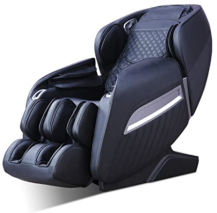 Aspria Massagesessel Shiatsu Zero-Gravity Liegesessel für Ganzkörpermassage, elektrischer Massagestuhl mit Wärmefunktion, bionischen Massagetechniken, USB, Bluetooth, Relaxsessel Für Zuhause und Büro