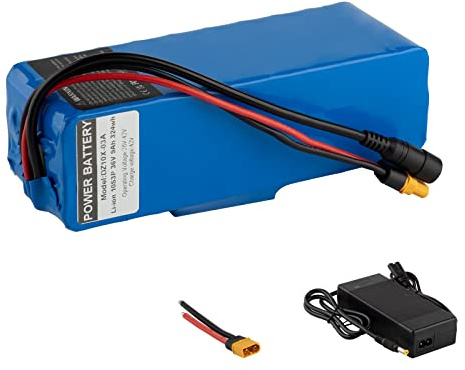 E-Bike Batterie 36V Li-Ionen Batterie 9Ah 12Ah 18Ah 20Ah mit 42V Ladegerät 200W 1200W 250W 300W 400W 500W 800W 1000W Kann für Roller Spielzeugautos usw