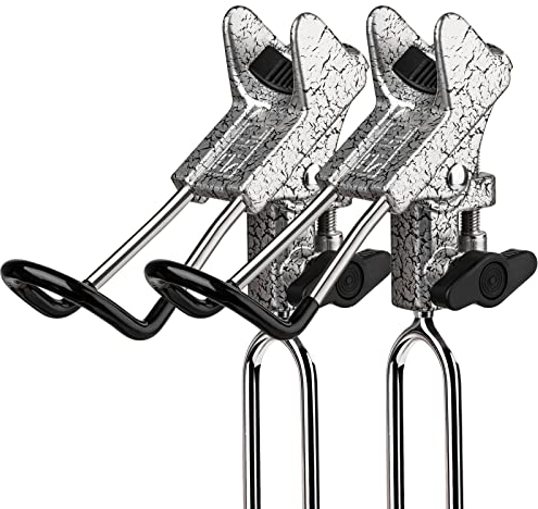 QualyQualy Rutenhalter Rutenständer Angelzubehör Angelrutenständer Set für Bank Angeln, Boden, Strand, Boot 360 Grad Verstellbarer Angelrutenständer Rod pod 2 ruten (A-Silberx 2 ruten)