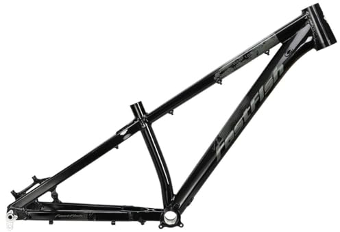 HIMALO Dirt Jump Mountainbike Rahmen 26er 27.5er XC/AM MTB-Rahmen Scheibenbremse Aluminium-Legierung Hardtail-Rahmen Steckachse 12x142mm(Color:Black)