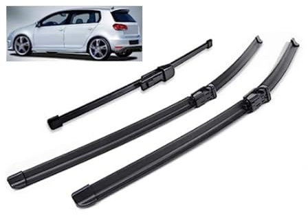 FHBPCPP Scheibenwischer, Kompatibel mit Volkswagen VW Golf 6 Hatchback 2009-2012, Auto Wischerblatt Windschutzscheibe Frontscheibenwischer Auto Wischer