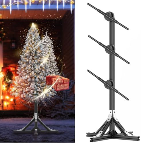 Advertise 3D Hologram Fan - Vertical Advertising Machine Rotating Hologram Projection - 20.5in, 3 PCS Splicing Units, App + WiFi, Remote Control