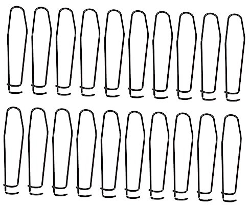 Hemobllo 20piezas Abrazaderas Inoxidable Para Fijación De Soportes Accesorios De Invernadero