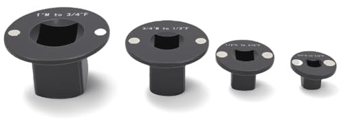 Low Profile Impact Socket Adapter Set, 4PCS-Antriebs-Ratschen-Adapter-Set 1in M-3/4in F 3/4 in M-1/2in F 1/2in M-3/8in F 3/8in M-1/4in F