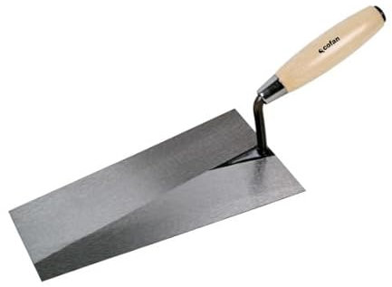Cazzuola forgiata punta quadrata con manico in legno 09517027