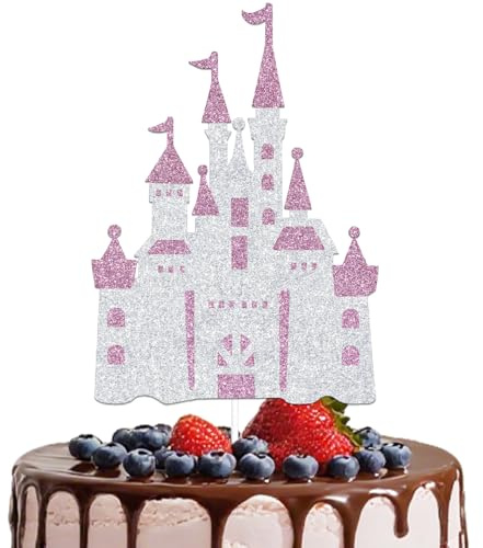 Castle Cake Topper - Castle Birthday Decorations - Princess Birthday Decorations