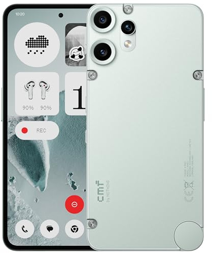 CMF Phone 2 Pro 128GB – 5G Smartphone mit 50MP Kamera und 20x Zoom, 6,77 FHD+ AMOLED Display mit 120Hz, 5000mAh Akku, Nothing OS 3.2 – Hellgrün