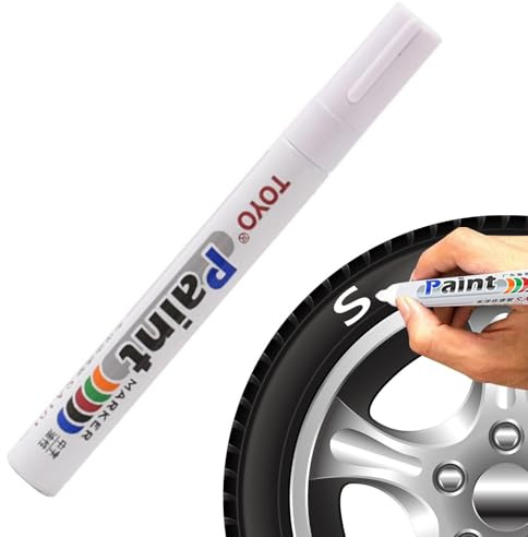 Générique Paint Pen Marker Pen Paint Marker Pen Waterproof Car Tire Pen Colouring Marker | Tire Marker Pen Art Supplies for Leather Wood