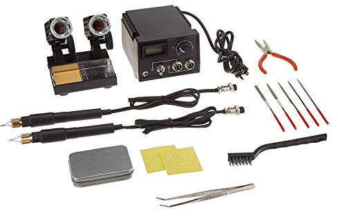 Professionelle, Detailer 60 W Werkzeug mit Digital Temperatur Kontrolle und 20 Tipps 2 pens with case
