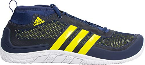 adidas Bb5808, Zapatillas para Correr Hombre, Mystery Blue Lab Lime White, 41 1/3 EU