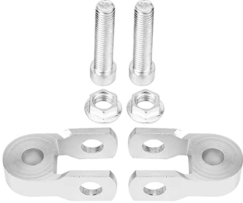 2 Stücke Universal Motorrad Stoßdämpfer Höhe Verlängerung Extender Riser Verjüngung Universal Motorcycle Rear Shock Absorber Riser 5cm für ATV Quad Motorrad Motor Pit Dirt Trail Bike (128g)