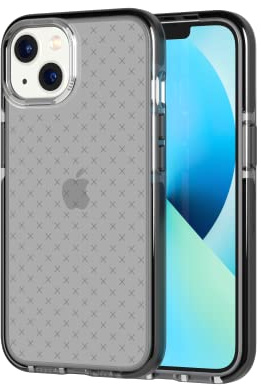 Tech21 Evo Check for iPhone 13 – Ultra-Protective Phone Case with 16ft Multi-Drop Protection, Black