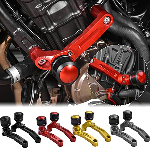 TAZGANTAX Motorrad Motorschutz Sturzpad Fallschutz kompatibel mit Ho-nda CB650R CB 650R CB 650 R (2019-2021) Bodykit Crash Pad (Rot)