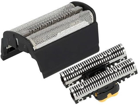 vhbw Kombi-Pack Scherteil kompatibel mit Braun Flex XP/XP II 5720, 5721, 5722, 5723 Elektrorasierer, Folie + Messerblock, schwarz
