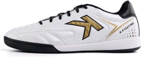 Kelme Fußballschuhe für Männer - Turf & Futsal Sneaker, Atmungsaktiv, Athletisch, Weiß, Größe 43