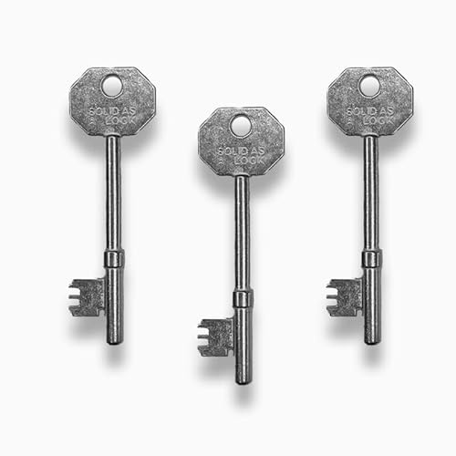 Radar Disabled Toilet Key Standard Size 3 Pack by Solid As A Lock Hardware
