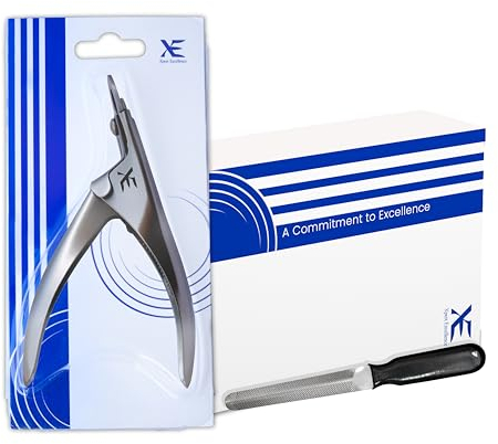 XE Edelstahl-Nagelknipser für Haustiere – Krallenschneider für Katzen und Hunde mit Nagelfeile, Nagelschneider für Haustiere, Professionelles Pflegewerkzeug für Kaninchen und Meerschweinchen