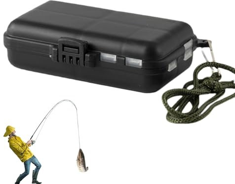Bexdug Angelgeräte-Organizer, Angelköder-Box | Aufbewahrungsbox für Angelköder, Köderhaken - Tragbarer Köder-Organizer, Tackle-Utility-Box, Aufbewahrungs-Organizer-Box, Angelausrüstung für Männer