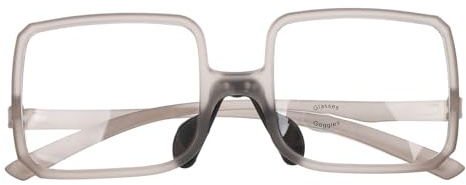Bnineteenteam Billardbrille, TR90-Sportbrille, Bequeme Passform, Leichte Snookerbrille, Vollrahmen-Billard-Wettkampfbrille mit Verstellbarem Nasenpolster, Geeignet für Billardspiele, (Hellgrau)