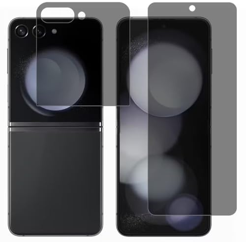 Arrivly vitre Protection pour Samsung Z Flip 5 Protection d'écran confidentielle Anti-Espion Film de Protection d'écran Samsung Galaxy Z Flip 5 [Pas de Verre Trempé] Anti Regard