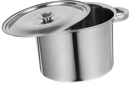Cabilock Marmite Soupe Épaisse Acier Inoxydable Casserole Avec Couvercle Marmite Multifonctionnelle