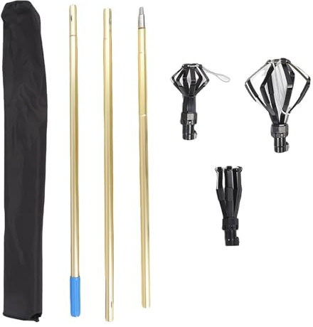 NOENNULL Changeur D'ampoule pour Hauts Plafonds et Luminaires Encastrés, Changeur D'ampoule pour Plafond Haut - Extension en Alliage Ti, Tige D'extension pour avec