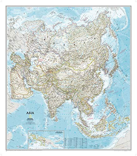 Asien politisch, laminiert: Reference Maps (National Geographic Reference Map)
