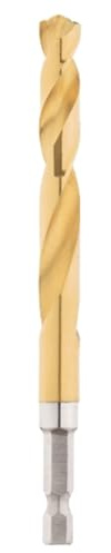 Drill Bit, Titanium, 3/8 In.