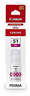 Canon GI-51 M Bouteille d'encre, pour imprimante jet d'encre PIXMA MEGATANK, magenta