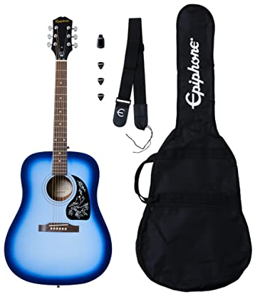 Epiphone Starling Acoustic Player Pack Starlight Blue - Westerngitarre