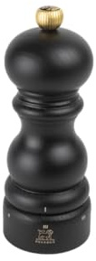 PEUGEOT - Paris u'Select 15 cm Pepper Mill - 6 Predefined Grind Settings - Made with PEFC Certified Wood - Made in France - Chocolate