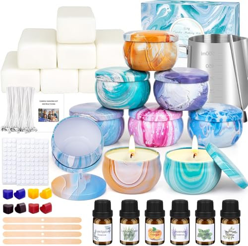 OFUN DIY Candle Making kit Soy Wax Making Supplier for Adults