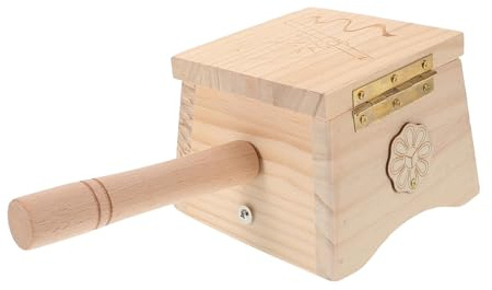 IWOWHERO Moxibustionsbox Tragbar Moxagerät mit Glatter Oberfläche Stabilem Stand für Bauch Moxibustion Wellness Zuhause und Reisen