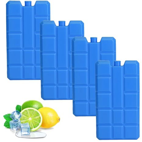 4 Stück Kühlakkus 200ml, Kleine Kühlakkus, Mini Kühl-Elemente, Kühlakku, Kühlelemente, Kühlakku Flach, Kühlakkus Für Kühlbox Freezeboards, Kühlakkus Für Kühltasche, Kühlakkus Flach, Kühlelemente Flach