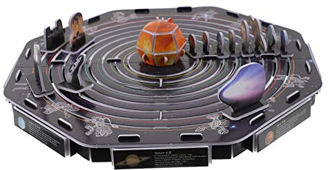 Yardwe Solar System Jigsaw Puzzle Educational Toy for Boys and Girls Toddlers Assemble Puzzle Planets Model for Learning and Play