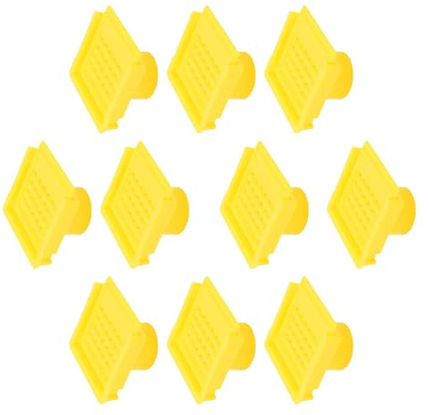 Xiuganpo Puerta de Entrada de Nidos de Abejas, Chasqueando la Puerta de Entrada de la Colmena, Ventana de la de, Accesorios de Abejas para Trabajadoras (Yellow)