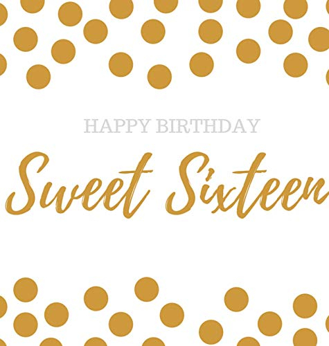 Happy 16th Birthday Guest book Sweet Sixteen: Guest book, party and birthday celebrations decor, memory book,16th birthday guest book, happy birthday ... celebration parties, message log keepsak
