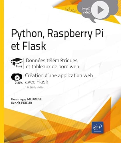 Python, Raspberry Pi et Flask - Données télémétriques et tableaux de bord web - Complément vidéo : C: Données télémétriques et tableaux de bord web. ... : Création d'une application web avec Flask