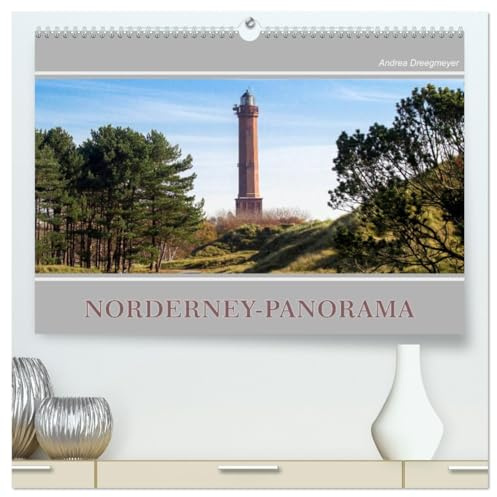 Norderney-Panorama (hochwertiger Premium Wandkalender 2026 DIN A2 quer), Kunstdruck in Hochglanz: Zwölf zauberhafte Aufnahmen von der Insel Norderney (CALVENDO Orte)