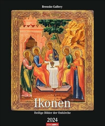 Ikonen Kalender 2024. Heilige Bilder der Ostkirche. Hochwertiger Wandkalender mit Meisterwerken der griechischen und russischen Ikonenmalerei. Großer ... cm Hochformat: Heilige Bilder der Ostkirche