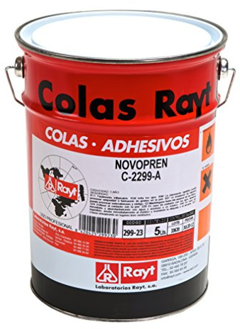 Rayt 299-23 Novopren Césped C-2299-A: Pegamento de contacto para césped artificial y moquetas en interiores y exteriores, 5l