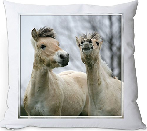 +++ FJORD Fjordpferd Norweger Pferd - Kuschelkissen/KISSEN | PILLOW/Dekokissen - FJO 63