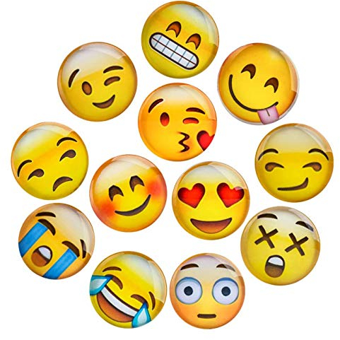 Lesfit 12 Stücke Magnete Kühlschrankmagnete Magnete Kinder 3D Witzig für Whiteboard Magnettafel