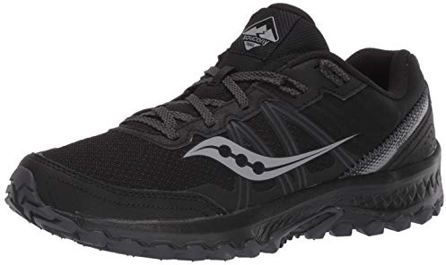 Saucony Men's Excursion Tr14 Trail Running Shoe, Black/Charcoal, 11 Wide