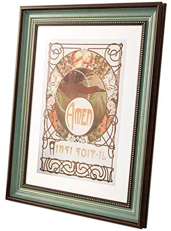 Bilderrahmen, Bilderrahmen American Retro Fotorahmen Wand Kreative Harz Dekoration (Farbe : Flange, Größe : 21×29.7cm)